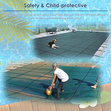 Ccsh Pool Safety Cover Heavy Duty Swimming Pool Cover Safety Outdoor, PP Material Solid Mesh Rectangle Extra Large Tear-Resistant Inground Pool Covers (Size : 5mx7.5m/16.4ftx24.6ft)