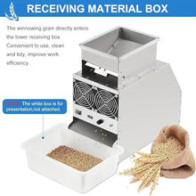 Bird Feed Blown Shell Splitter, 30~40kg/h Bird Seed Cleaning Machine with Adjustable Speed Fan, Electric Grain Blown Shell Machine for Millet, Miscellaneous Grains, Melon Seeds