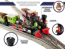 Lionel Great Locomotive Chase Deluxe LionChief Bluetooth 5.0 O Gauge Set Multi