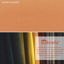 California Umbrella 11' Rd. Venture Series Contract Grade Patio Umbrella Pulley Open Tangerine
