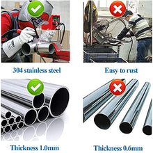 Stainless Steel 3-Bend Pool Stair Rail Swimming Pool Handrails with Quick Mount Brace Plate Pool Grab Ladder
