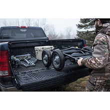 Hawk Crawler Multi-Use Folding Cart for Hunting Fishing Bunded with HME Game Hoist Kit Winch Gambrel with Adjustable Height, Black