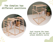 Wood And Hearts Indoor Montessori Play Gym Beige