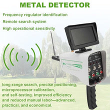 Professional Metal Scanner Detector, High Accuracy Gold Silver Copper Finder with High Definition Screen, 30M Depth and 1000M Range, for Copper, Silver, Gold, Diamond Gem Positioning