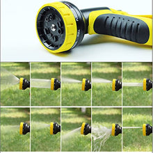 Garden Hose Reel Cart with Wheels and Hose, Garden Hose Cart witn Quick Connectors and Adjustable Nozzle (With 30m Hose)