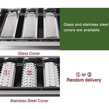 BBQ Grill Gas Barbecue 6 Burner Smokeless Roasting Tray Steel Grill Outdoor Picnic Barbecue Grill Kitchen Tools(white-Dinosaur Doodle4)