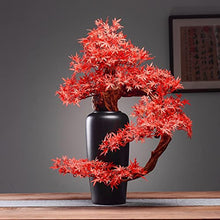 YXIANG56Q Fake Plants Artificial Bonsai Tree Artificial Plant with Ceramic Pot Indoor Desktop Decoration Crafts Faux Plant for Home Office Decoration, Height 22'' Bonsai Tree