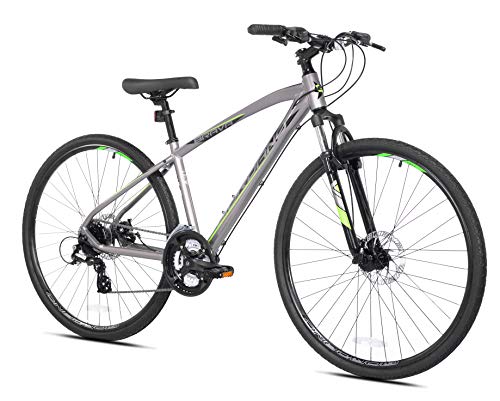 Giordano Brava Hybrid Comfort Bike Silver