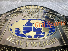 Grd Sports CNC HD USWA Unified World Heavyweight Wrestling Championship Belt Dual Gold Plated