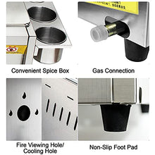 Outdoor Stovetop Fryer Thicken Stainless Steel Chicken Chips Fryer, With Basket & Temperature Control For Home And Commercial Use,6L+6L