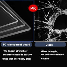 JCQXDL 2mm Lightweight Clear Acrylic Plastic Sheet Polycarbonate Roofing Sheet,Strong Impact and Shatterproof PC Full Transparent Durable Panel,All-Weather Outdoor Greenhouse Covering(1x20m)