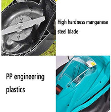 JOMRTS Rotary Mowers Rechargeable Hand Lawn Mower,Electric Lawn Mower 28V Lithium Battery Cutting,Grass Collection Capacity 35L