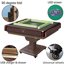 usamjtable Folding Automatic Mahjong Table Coffee 40mm American Tiles + Racks