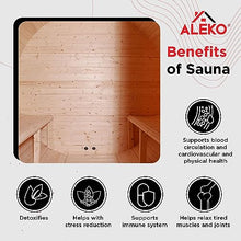 ALEKO Barrel Sauna Wet Steam Dry Indoor Outdoor White Finland Pine 3-4 Person Sauna UL Certified 4.5 kW Harvia Sauna Heater SB4PINE