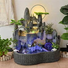 GLigeT Outdoor Water Fountain Rockery Water Screen, Courtyard Office Living Room Decoration, Outdoor Courtyard Fountain Landscaping Outdoor Fountain (Color : B)
