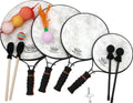 Remo Paddle Drums Set with 4 Balls 8, 10, 12 & 14