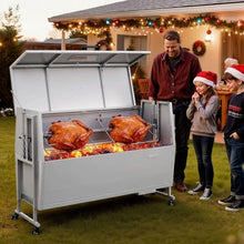 VEVOR Rotisserie Grill, Hood52" Electric Rotisserie Grill Kit
