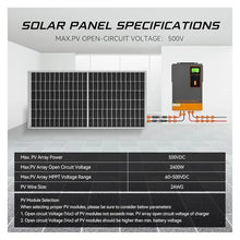 140A MPPT Solar Charger Controller DC 48V Max PV Input
