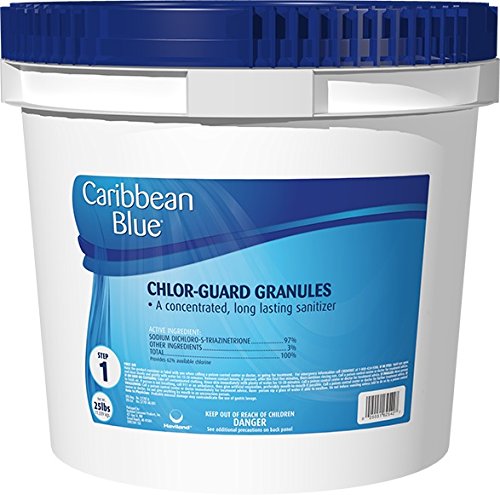 CHLOR-Guard Chlorine GRANULES by Caribbean Blue Pool & Spa Chemicals (25 LB)
