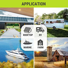 ISOLEI Flexible Solar Panel,100W 18V Monocrystalline Solar Panels Portable Solar Battery Charger for RV Boat Cabin Car Yacht Roofs Uneven Surfaces