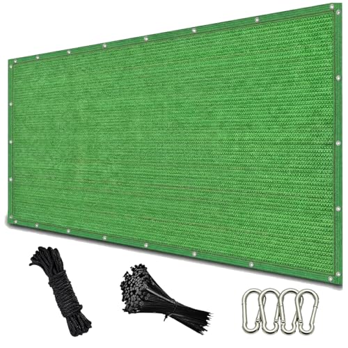PIPRE Sun Shade Sail, 40'X50' Green Rectangle 120GSM Permeable Outdoor Shade Cloth for Deck, Backyard, Patio (Custom Sizes Made)