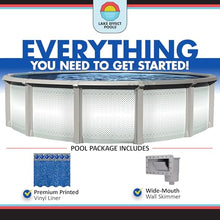 Lake Effect Pools 'Grand Cayman' 30 ft Round Above Ground Swimming Pool