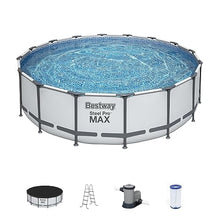 Bestway Steel Pro MAX 16ft Round Above Ground Pool Set Silver