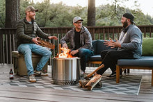 Solo Stove Bonfire Big Yard Bundle 2.0 | Incl. Bonfire Smokeless Fire Pit with Stand, Shield, Shelter, Portable for Wood Burning, Removable Ash Pan, Stainless Steel, H: 16.75in x Dia: 19.5in, 28.25lbs