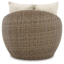 Signature Design by Ashley DANSON Swivel Lounge Chairs with Cushion, 2 Count, Light Brown