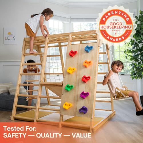 Avenlur Magnolia 6-in-1 Indoor Playground Natural