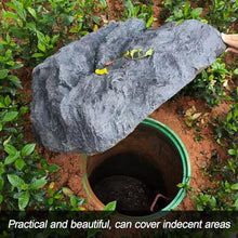 GFXYQPDNV Realistic Fake Rocks for Landscaping, Outdoor Faux Rock Cover, Fake Decorative Landscaping Protection Dome, for Landscaping Lawns and Gardens