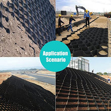 Blazea Paver Path Base Gravel Ground Grid, Walkway Driveway Grids for Gravel, Outside Long Geo Grid Shed Base, Honeycomb Hdpe Garden Edging Grid(6x9M/19.7x29.5FT)