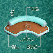 BOTE Inflatable Dock Hangout Suite Floating Party Raft Classic Seafoam