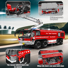 Mould King Airport Rescue Vehicle Building Set 6653 Pieces with Motor/APP Remote Control
