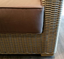 Padma's Plantation Nautilus Outdoor Loveseat Kubu Grey