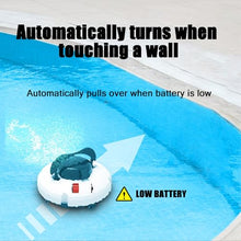 Cordless Robotic Pool Cleaner with Dual Motors, 120 Mins Runtime, Auto-Dock for Flat Pools Up to 100 Sqm