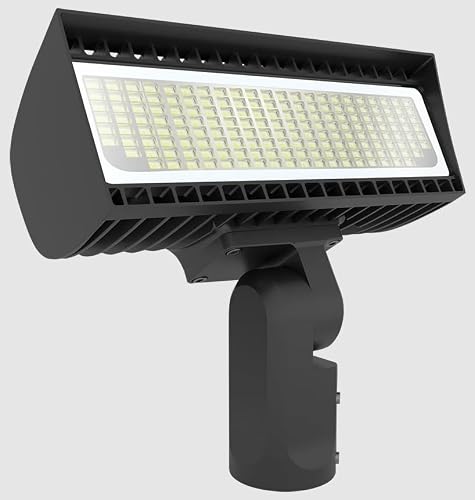 RAB FXLEDXSSF FlexFlood Field Adjustable CCT 4000K/5000K, Field Adjustable Wattage 40W/60W/80W, Slipfitter Mount, Bronze