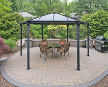 Palram Canopia Monaco 15x13 Hexagon Gazebo Gray
