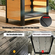 Long Trough Wood-Look Aluminum Raised Planter, Rounded Corners,Weatherproof