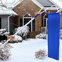 JYXYXSCP Snow Shovel Snow Roof Rake 21ft w/Slide Material,Aluminium Snow Shovel Roof Rake w/Wheels&Adjustable Extended Handle, Fast Roof Snow Removal