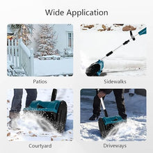 Portable Snow Shovel, Brushless Snow Blower with Adjustable Handle, Battery Powered Snow Blower for Driveway Winter Snow Removal(One Battery)