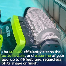 BWT ES1500 Corded Pool Robot - Heavy Duty Pool Vacuum Robot with 4D Microfibre Dual Filter, Patented Anti-Tangle Smart Cable, App Control, Clean Floor Wall Waterline, for Inground Pools Up to 49 ft