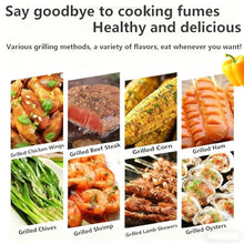 SDdPulse Electric Grill for Korean BBQ Restaurants, Infrared Smokeless Commercial BBQ Machine,Large Capacity Grill Pan,Easy-Clean Design