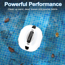 Pool Cleaning Robot, Automatic Robotic Pool Cleaner,for Above and Inground Pools,Powerful Suction Automatic Pool Cleaners, Vacuum Slient Operation Lasts 150 Mins