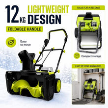 40V Cordless Snow Blower, 3500W Brushless Electric Snow Thrower with 2 x 4.0Ah Batteries, 20" Path, 10" Depth, 25ft Throw, Dual LED Lights, 180° Adjustable Chute for Home and Garage