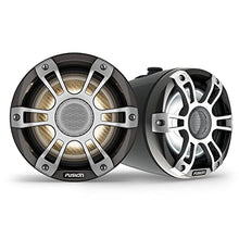Fusion Garmin Signature Series 3i 6.5" 230-Watt CRGBW Marine Wake Tower Speakers Black (Pair)