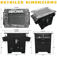 Creative Outdoor Distributor Full Size Cocktail Arcade Machine 2 Player 412 Games 22" LCD No Trackball
