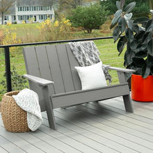 Highwood Italica Modern Adirondack 4pc Patio Set, Coastal Teak