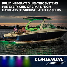 Lumishore Marine Flood Light 7500 Lumens RGBW 18" White