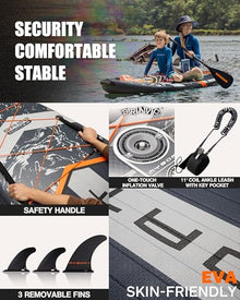 myboat Inflatable Paddle Board Grey